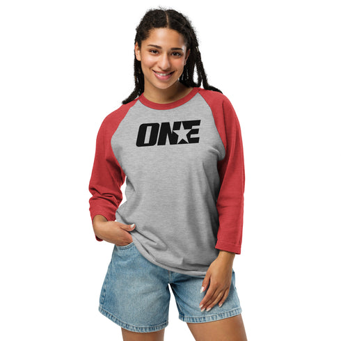 1STAR Logo 3/4 Sleeve Raglan T-Shirt